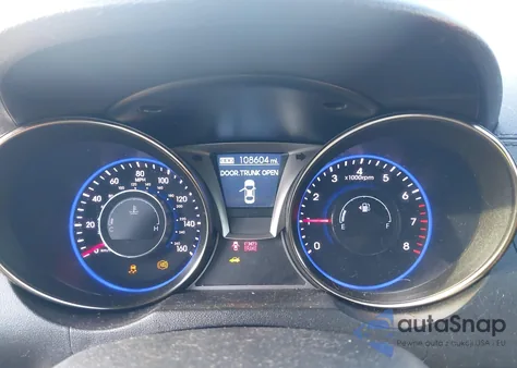 2013 Hyundai Genesis 2.0T R-Spec z USA, uszkodzony, nr VIN KMHHT6KD0DU107587